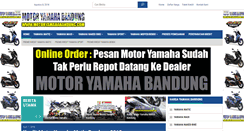 Desktop Screenshot of motoryamahabandung.com